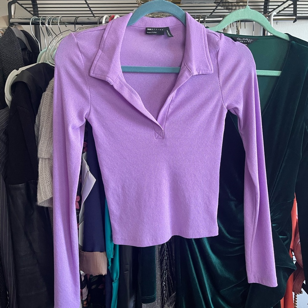 💜✨ASOS Purple Long Sleeve Shirt✨💜